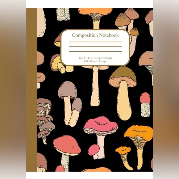 Mushroom Journal/Notebook, New - Picture 1 of 6